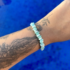 Pulseira Cascalho Amazonita
