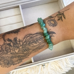 Pulseira Cascalho Quartzo verde na internet