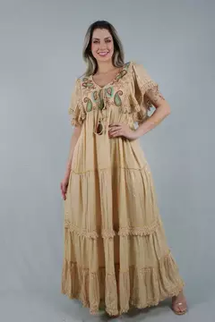 Vestido Areia