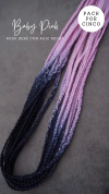 Pack Trenzas simples Baby Pink