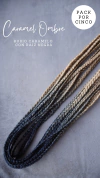 Pack Trenzas simples Caramel Ombre