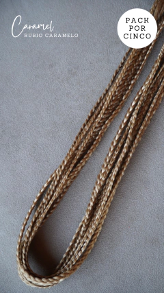 Pack Trenzas simples Caramel