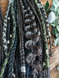 Cabeza Completa Castaño oscuro - DREADLOVE