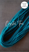 Pack Dreadlocks Crystal Teal