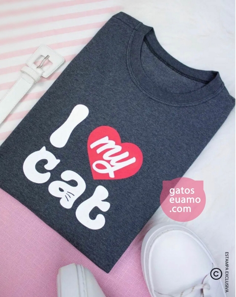 Camiseta I love my Cat