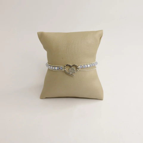 Pulseira Coração Água Viva