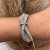 Pulseira X Macramê Banho Claro