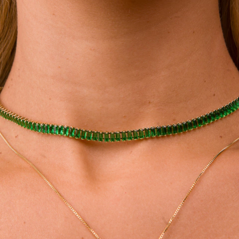 Choker Riveira Verde