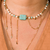 Choker Pérolas Turquesa Anima - comprar online