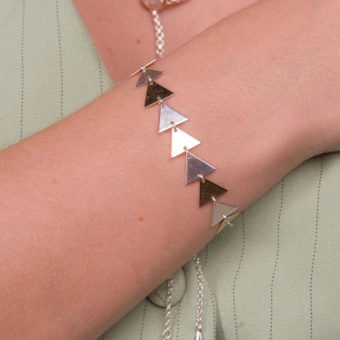 Pulseira Triângulo Coração Do Paraíso - comprar online