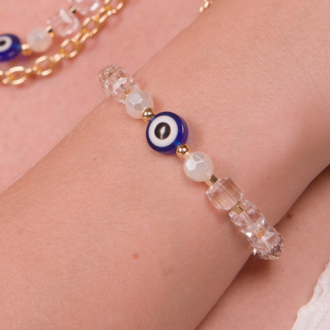 Pulseira Olho Grego Caribenha - comprar online