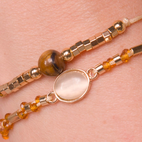 Pulseira Esfera Coco E Cores - comprar online