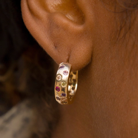 Argola Pedrinhas Colors