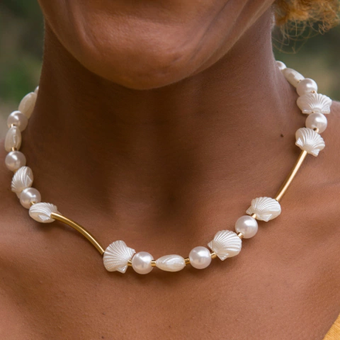 Choker Traço Conchas