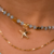 Choker Azul Pingente Estrela - comprar online