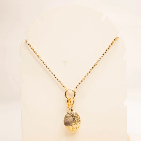 Colar Relicário Pedras Encontro