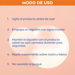 Agua micelar Vitamina C Nivea modo de uso