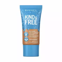Base de Maquillaje Kind & Free Skin Tint Rimmel London tono 210 Golden Beige