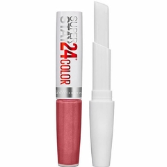 Labial Maybelline Superstay 24 hs tono 115 Forever Chestnut aplicador balsamo