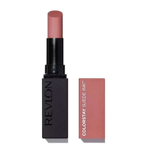 Labial Revlon Colorstay Suede Ink. Tono Gut Instinct 001
