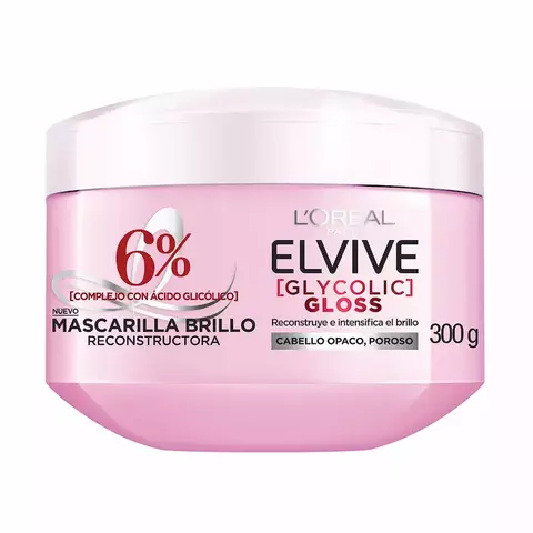 Mascarilla Reconstructora Elvive Acido Glicólico Loreal