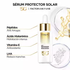 Protector solar UV Defender Serum Invisible L'Oréal Paris componentes