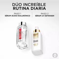 Protector solar UV Defender Serum Invisible L'Oréal Paris paso en la rutina de skincare