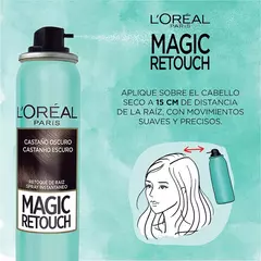 Spray Magic Retouch L'Oréal Paris como aplicar