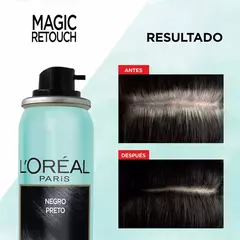 Spray Magic Retouch L'Oréal Paris tono negro como queda