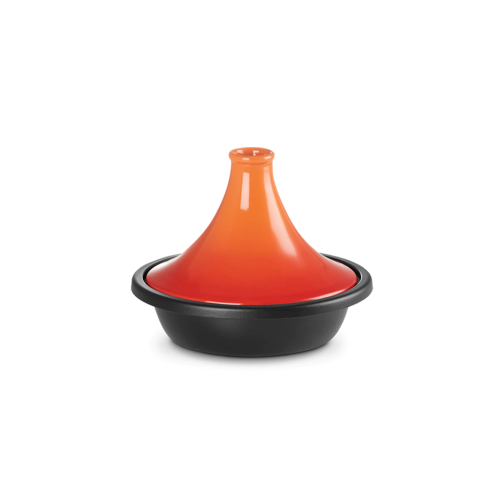 Tagine de hierro fundido volcanico