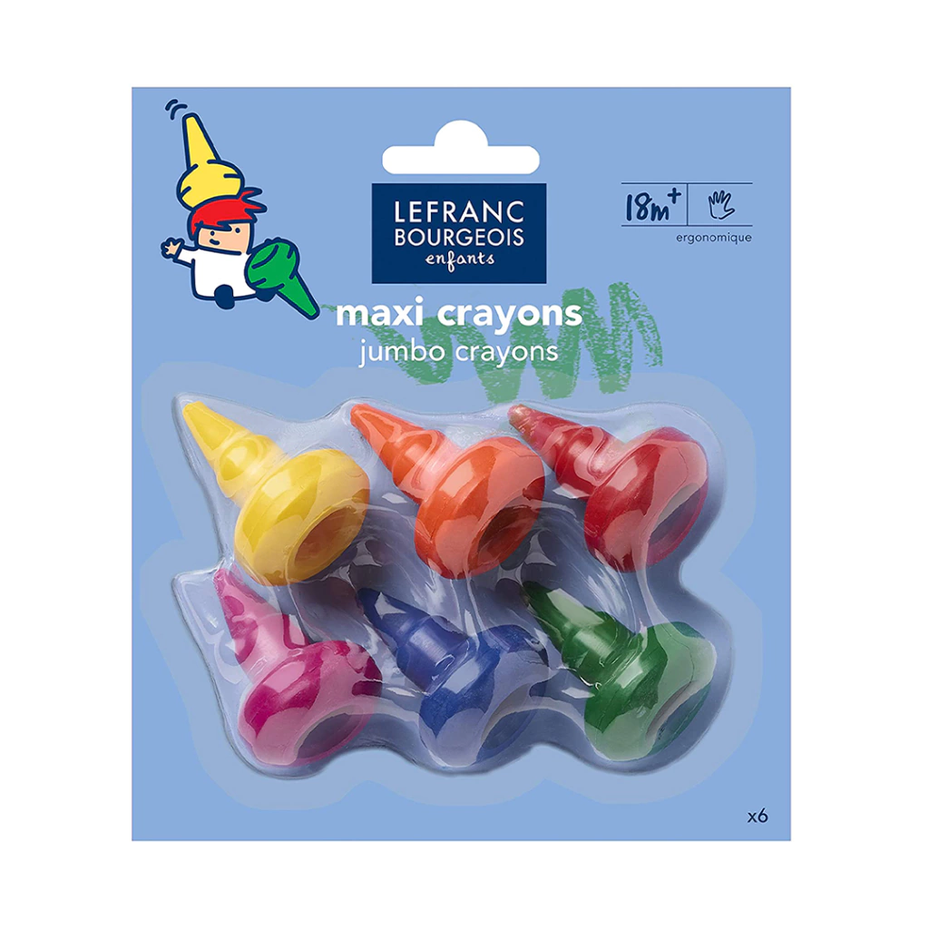 6 Crayones Baby Colores Lefranc Bourgeois Importados
