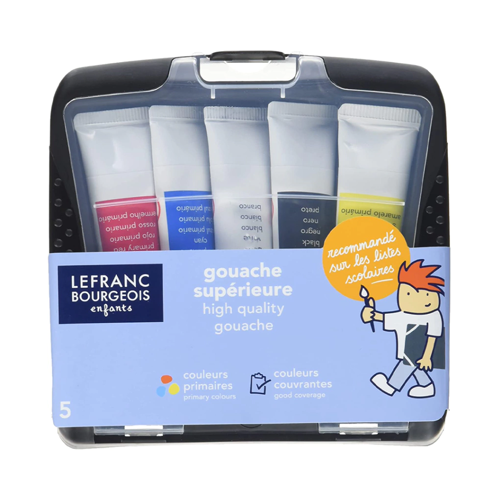 5 Tubos Pinturas Lavables 10ml Lefranc Bourgeois Importado