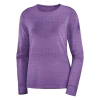 Camiseta Salomon Pulsar Manga Longa Feminina - Roxo