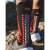 Meia de Compressão Compressport Trail V4.0 - Preto / Vermelho - Jasper - Tudo para corrida de rua ou trilha, camping, esqui e MTB