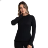 Blusa Solo Segunda Pele Finest Merino Feminina - Preto