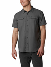 Camisa Columbia Silver Ridge 2.0 Manga Curta Masculina - City Grey