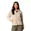 Jaqueta Fleece Columbia Fire Side II Sherpa Fz Feminina - Off-white / Dark Stone