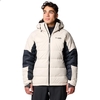 Jaqueta Esqui Columbia Roaring Fork II Down Titanium Masculina - Bege / Preto