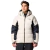 Jaqueta Esqui Columbia Roaring Fork II Down Titanium Masculina - Bege / Preto