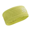 Faixa de Cabeça Compressport ON/OFF (Headband) Unissex - Amarelo Fluo