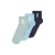 Kit de Meias ON Logo Sock 3-Pack Mid Unissex (3 unidades) - Marinho / Azul / Verde