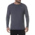 Camiseta Columbia Neblina UV Manga Longa Masculina - Cinza Escuro