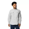 Camisa Columbia Bahama II M/L Masculina - Cinza Claro