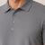 Polo Jasper Tech Fit Masculina - Cinza Médio - Jasper - Tudo para corrida de rua ou trilha, camping, esqui e MTB