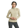 Blusa Fleece The North Face Tka 100 Glacier 1/4 Zip Feminino - Bege Gravel