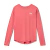 Camiseta The North Face Hyper Tee Crew M/L Feminina - Slate Rose - Jasper - Tudo para corrida de rua ou trilha, camping, esqui e MTB