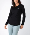 Camiseta The North Face Hyper Tee Crew M/L Feminina - Preto