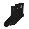 Kit de Meias ON Logo Sock 3-Pack Unissex (3 unidades) - Preto