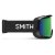 Óculos Esqui Snow Goggles Smith Frontier Unissex - Preto / Verde Espelhado na internet