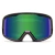 Óculos Esqui Snow Goggles Smith Frontier Unissex - Preto / Verde Espelhado - Jasper - Tudo para corrida de rua ou trilha, camping, esqui e MTB